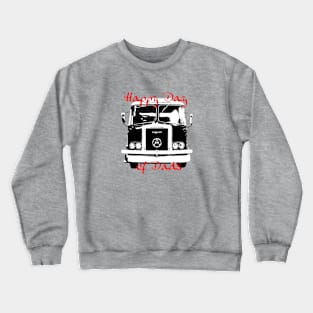 Father's Day 1970s classic lorry Atkinson Day of Dads Crewneck Sweatshirt